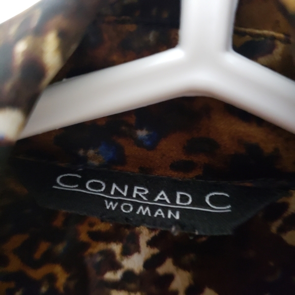 conrad C long sleeve button front blouse size 1x - Picture 4 of 6